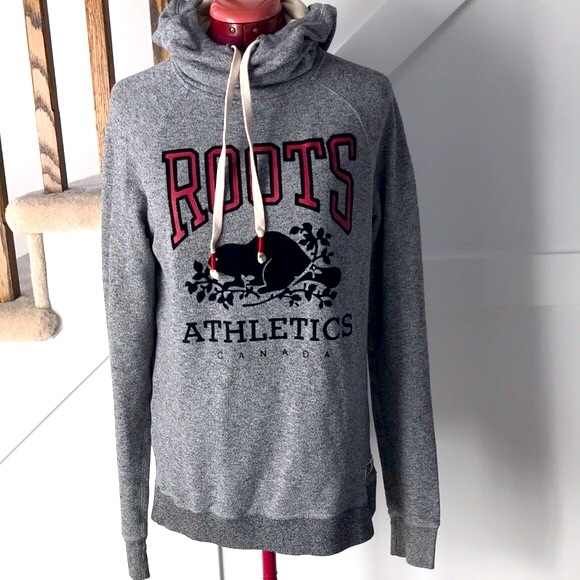 Roots Tops - Roots salt and pepper hoodie Size Medium
